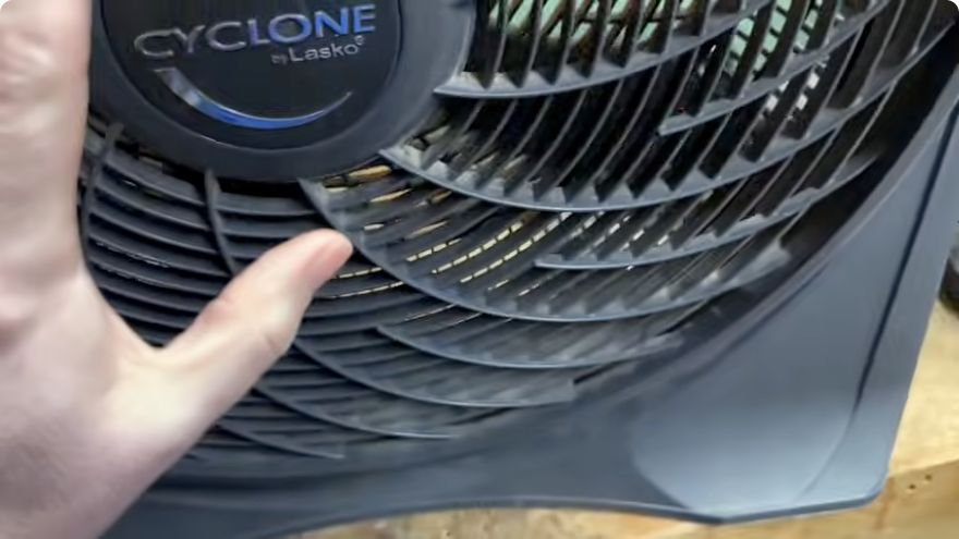 Fan used in my AC motor speed controller demonstration